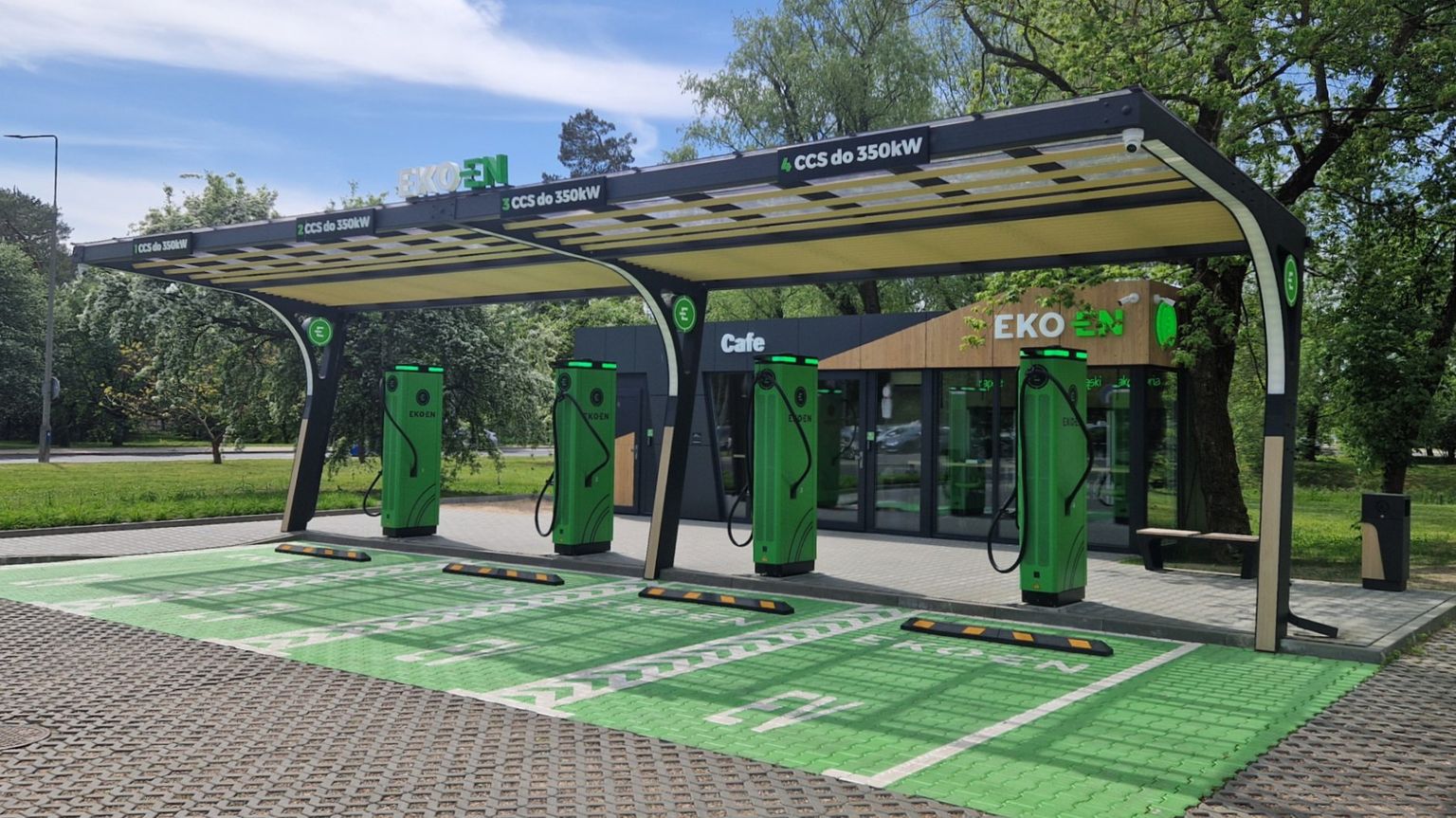 Hub ładowania EKOEN w Zielonej Górze
