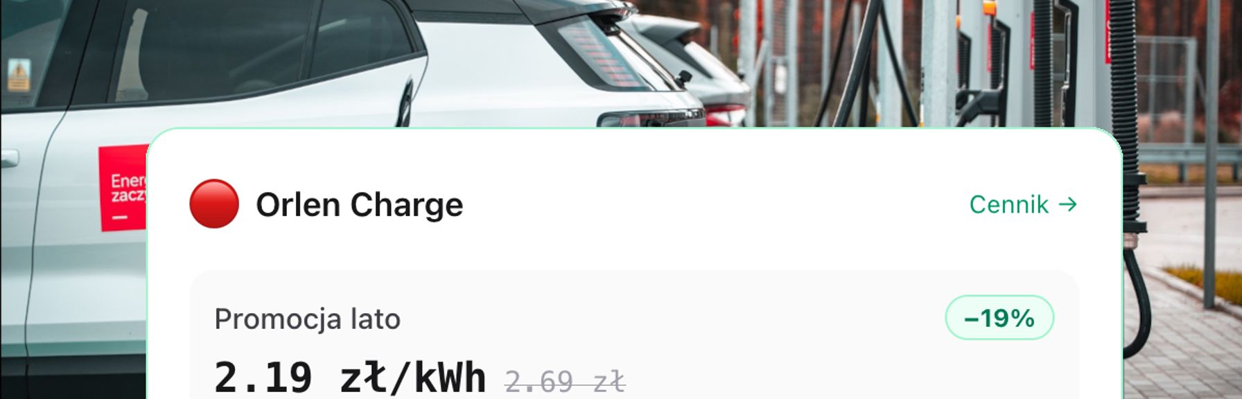 Wakacyjna promocja ORLEN Charge - DC 2,19 zł i AC 1,59 zł/kWh