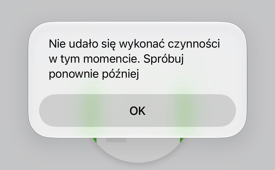 Ekran aplikacji Elocity w czasie przerwy 21 października 2026